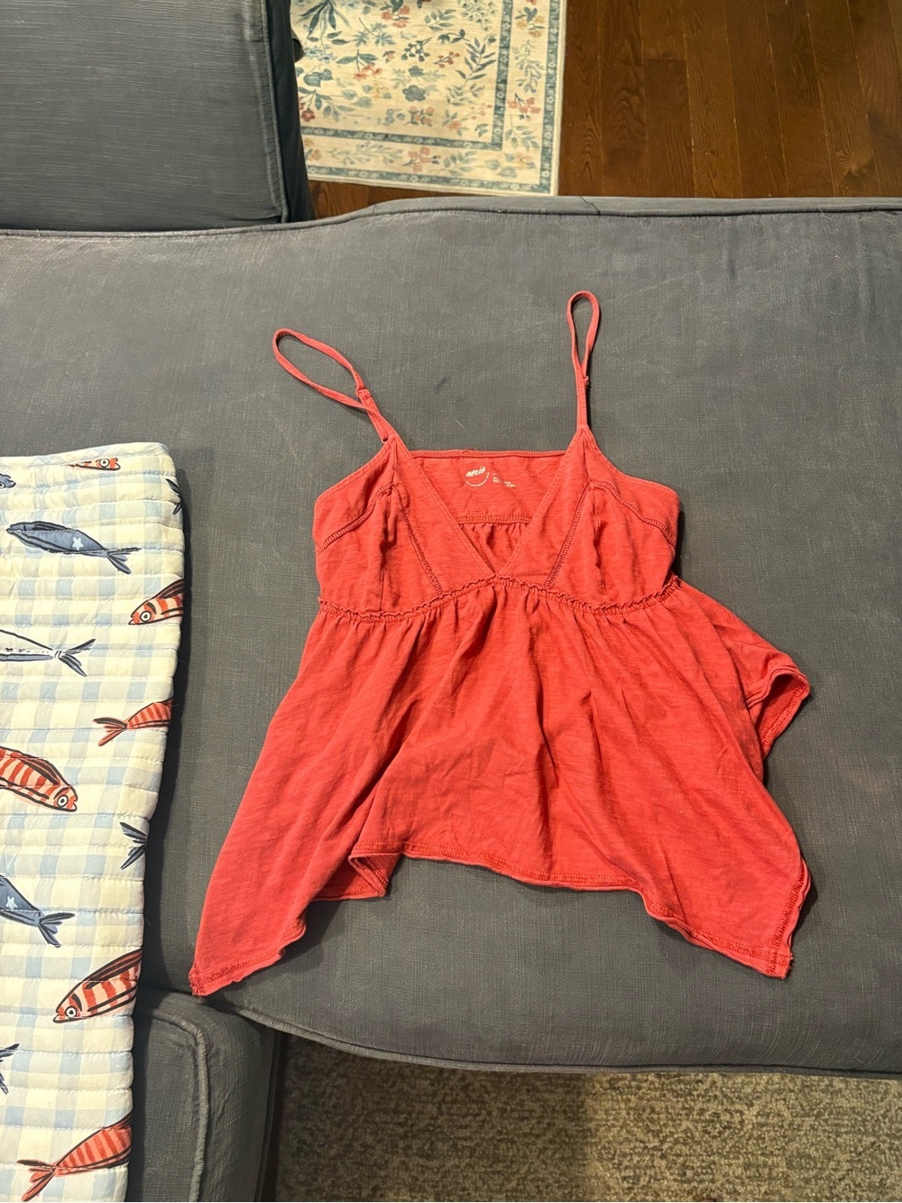 aerie Coral Red Spaghetti-Strap Camisole